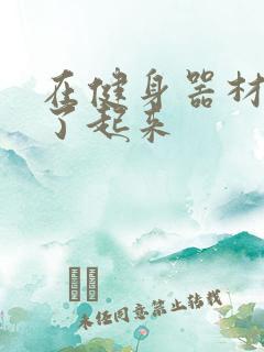 在健身器材上做了起来