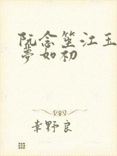 阮念笙江玉楼回梦如初