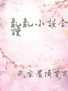 乱乱小说全文阅读