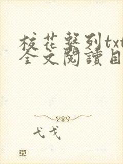 校花系列txt全文阅读目录