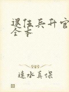 退伍兵升官记 全本