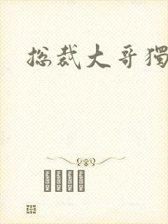 总裁大哥独宠妻