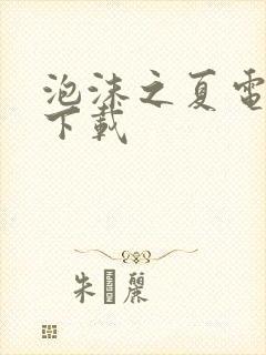 泡沫之夏电视剧下载