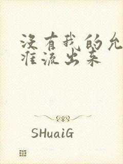 没有我的允许不准流出来