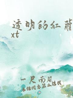 透明的红萝卜txt