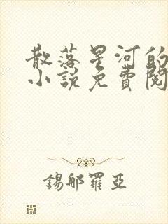 散落星河的记忆小说免费阅读全文