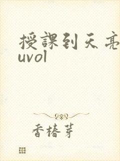 授课到天亮chuvol