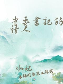 省委书记的秘密情人