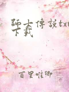 师士传说txt下载