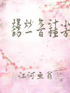 爆炒多汁小美人的一百种方法