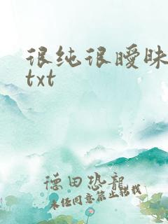 很纯很暧昧全集txt