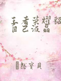 王者荣耀貂蝉喝自己液晶