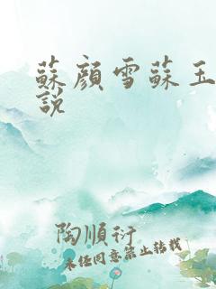 苏颜雪苏玉柔小说