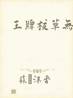 王牌校草无限爱