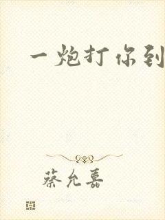 一炮打你到天亮