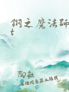 钢之魔法师txt