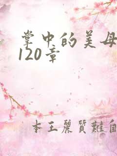 掌中的美母版主120章