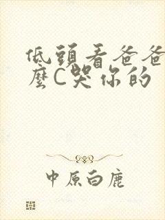 低头看爸爸是怎么C哭你的