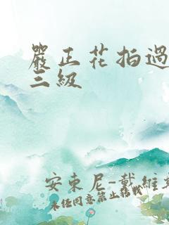 严正花拍过什么三级