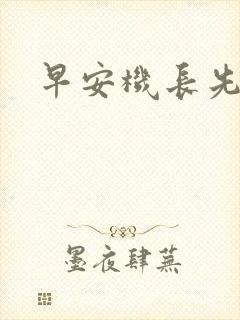 早安机长先生