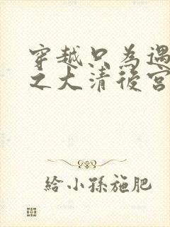 穿越只为遇见你之大清后宫的幸福生活