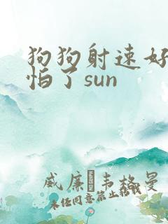 狗狗射速好太可怕了sun