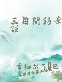 三日间的幸福小说