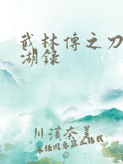 武林传之刀剑江湖录