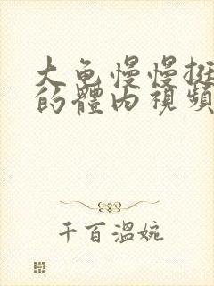 大龟慢慢挺进我的体内视频