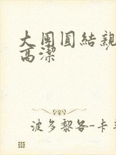 大团圆结亲情会高洁