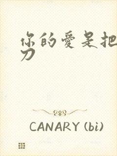 你的爱是把温柔刀