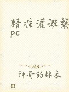 精准灌溉系统npc