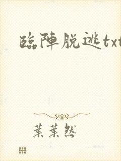 临阵脱逃txt