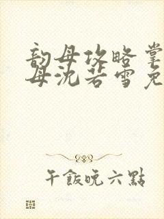 韵母攻略掌中美母沈若雪免费阅读