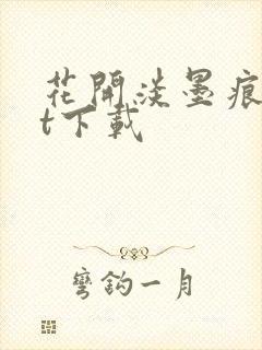 花开淡墨痕txt下载