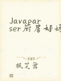 Javaparser厨房好妈妈