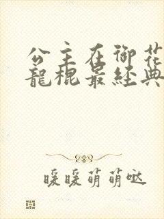 公主在御花园吃龙棍最经典的一句