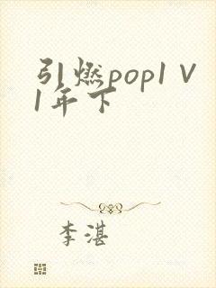 引燃pop1∨1年下