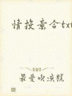 情投意合txt