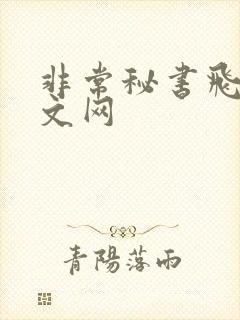 非常秘书飞速中文网