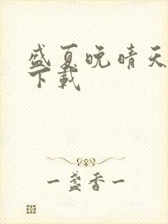 盛夏晚晴天全集下载