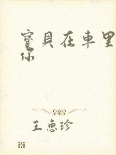 宝贝在车里想要你