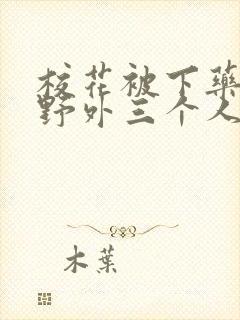 校花被下药带到野外三个人