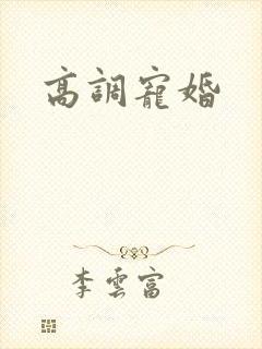 高调宠婚