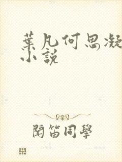 叶凡何思凝七月小说