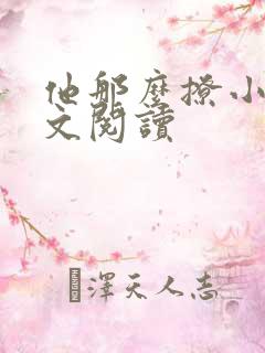 他那么撩小说全文阅读