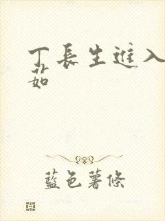 丁长生进入田清茹