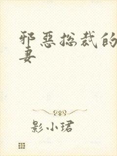 邪恶总裁的娇宠妻