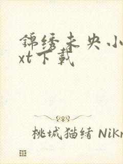 锦绣未央小说txt下载