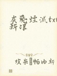 灰飞烟灭txt新浪